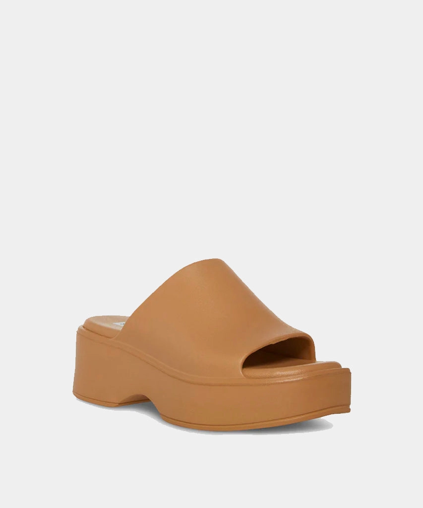Slinky Platform Sandal - Tan
