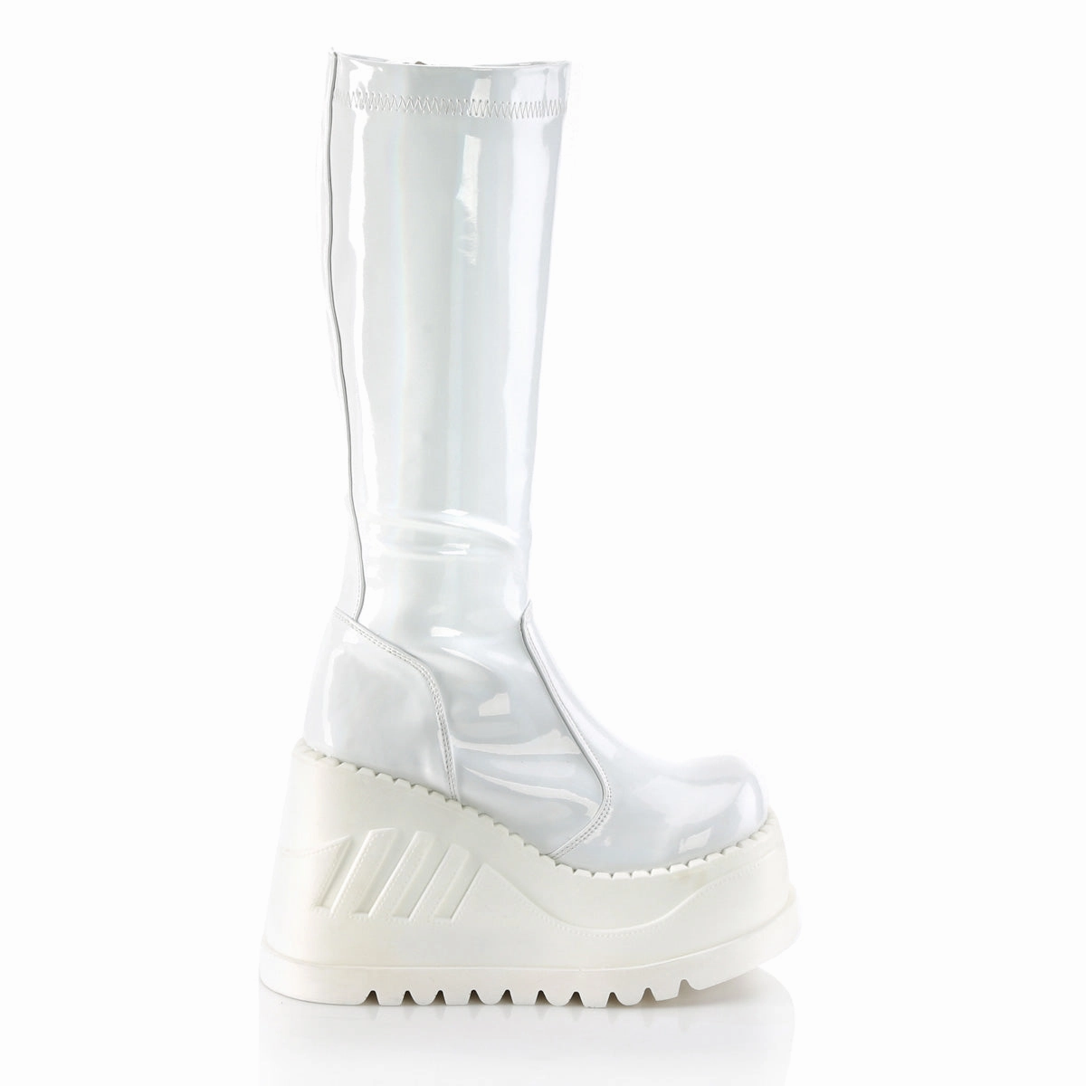 STOMP-200  White Hologram Stretch Patent