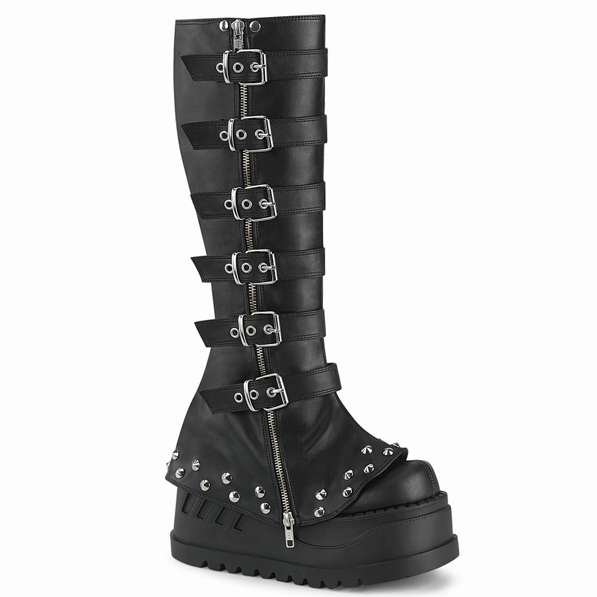 STOMP-223  Black Vegan Leather