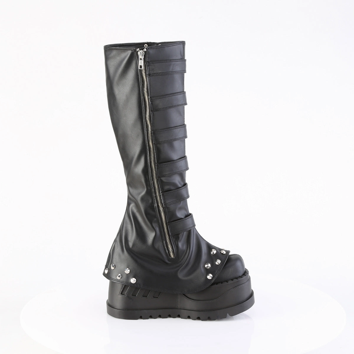 STOMP-223  Black Vegan Leather