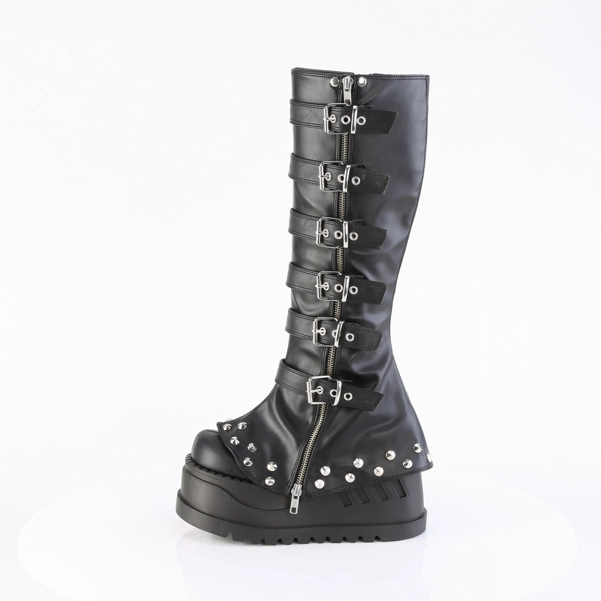 STOMP-223  Black Vegan Leather