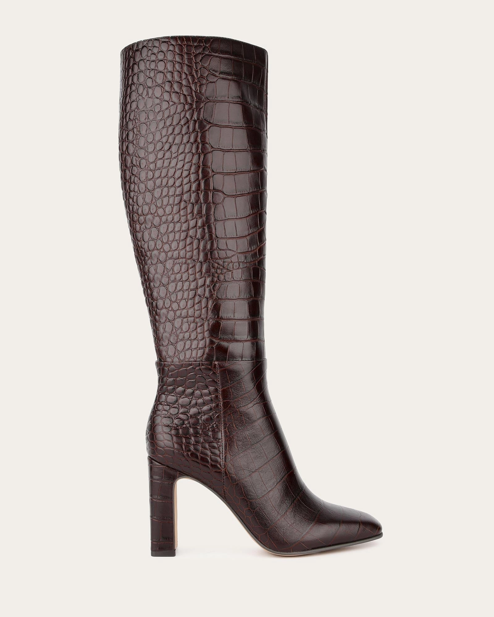 STORMI KNEE BOOTS CHOCOLATE CROC