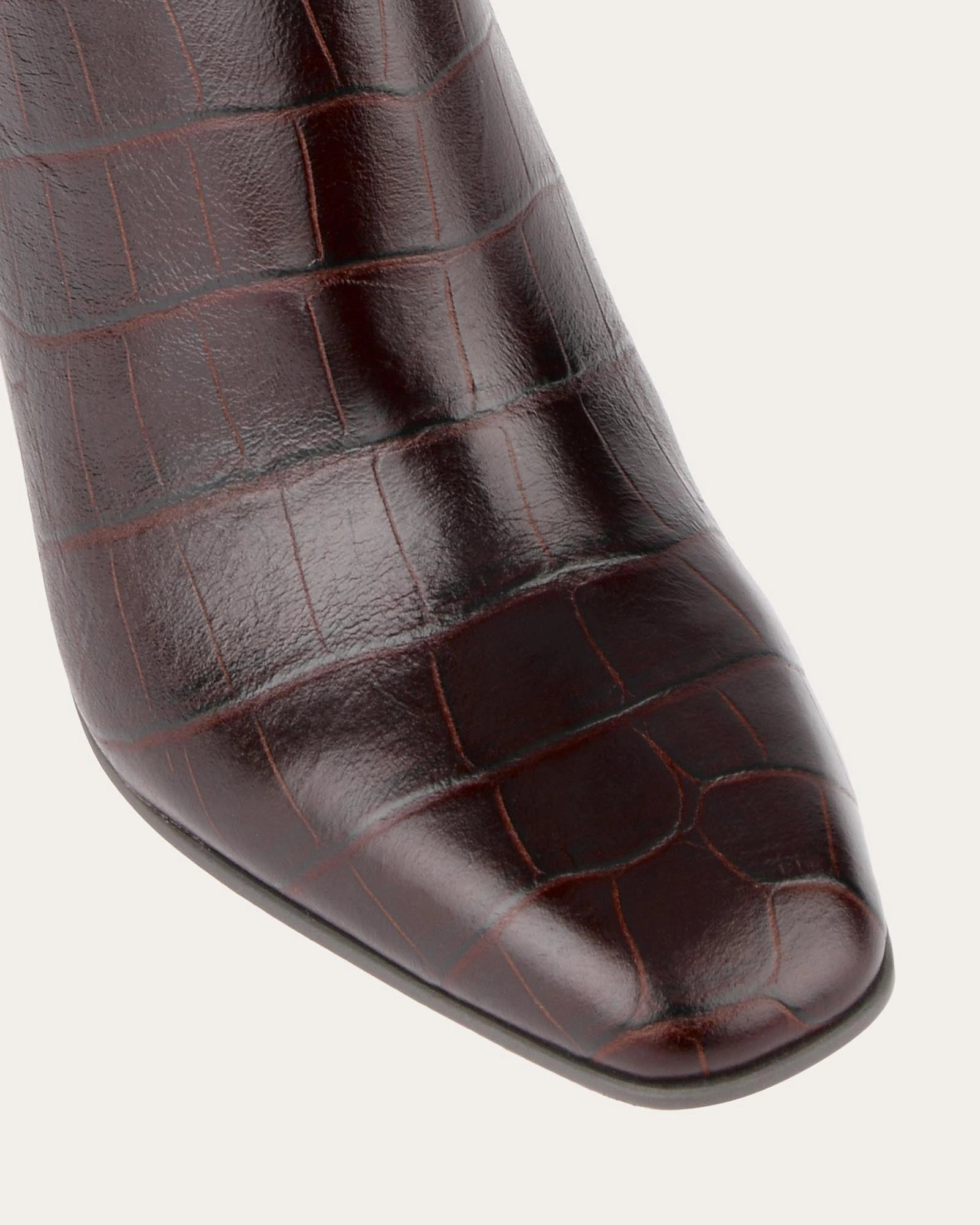 STORMI KNEE BOOTS CHOCOLATE CROC