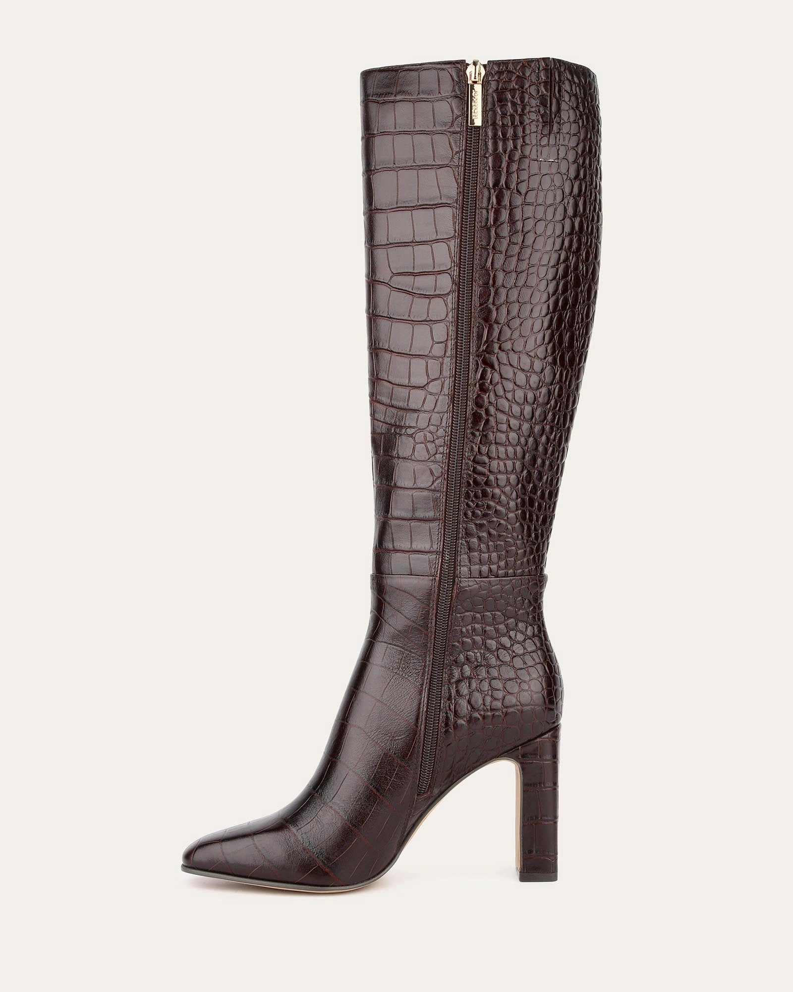 STORMI KNEE BOOTS CHOCOLATE CROC