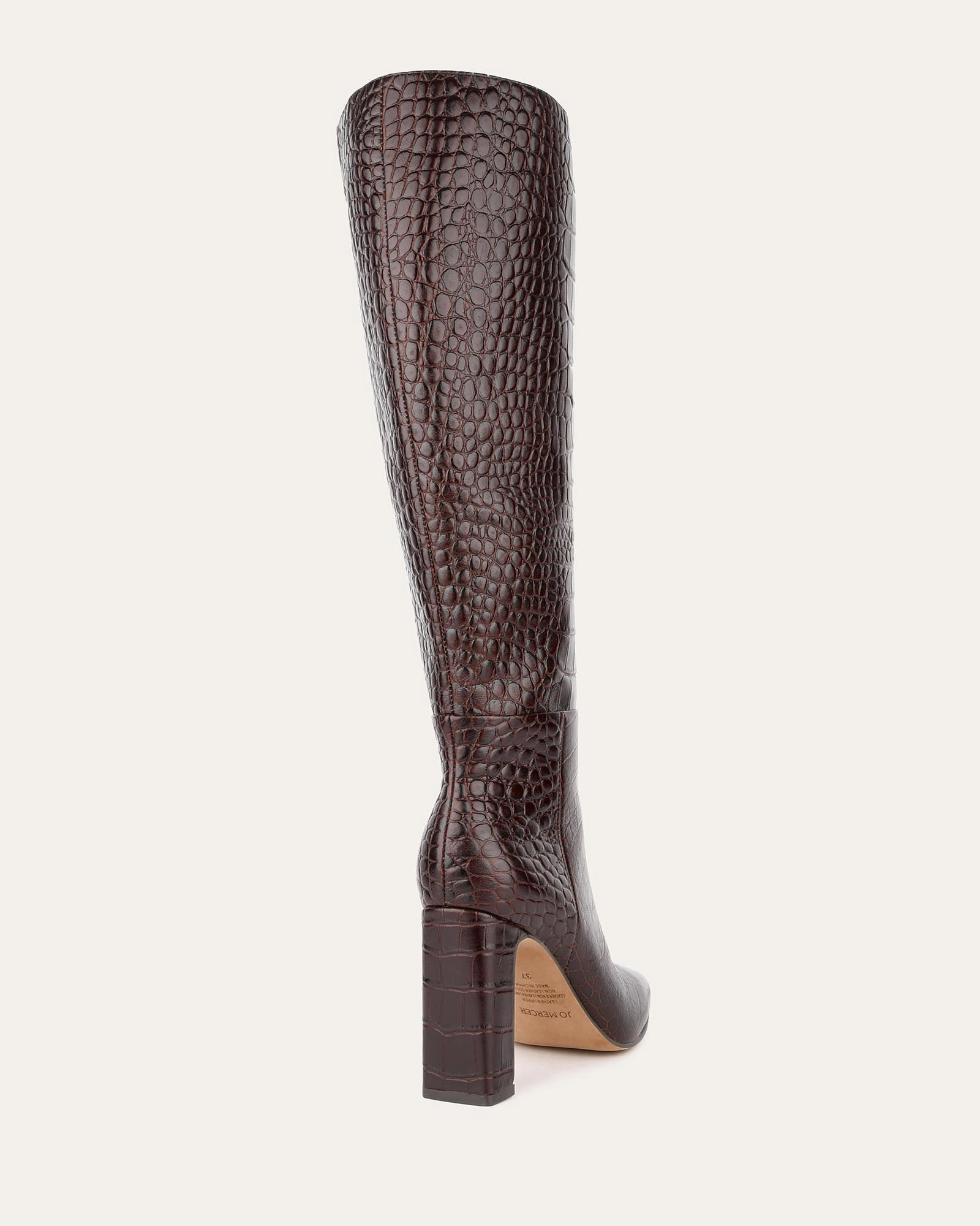 STORMI KNEE BOOTS CHOCOLATE CROC