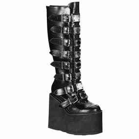 SWING-815  Black Vegan Leather