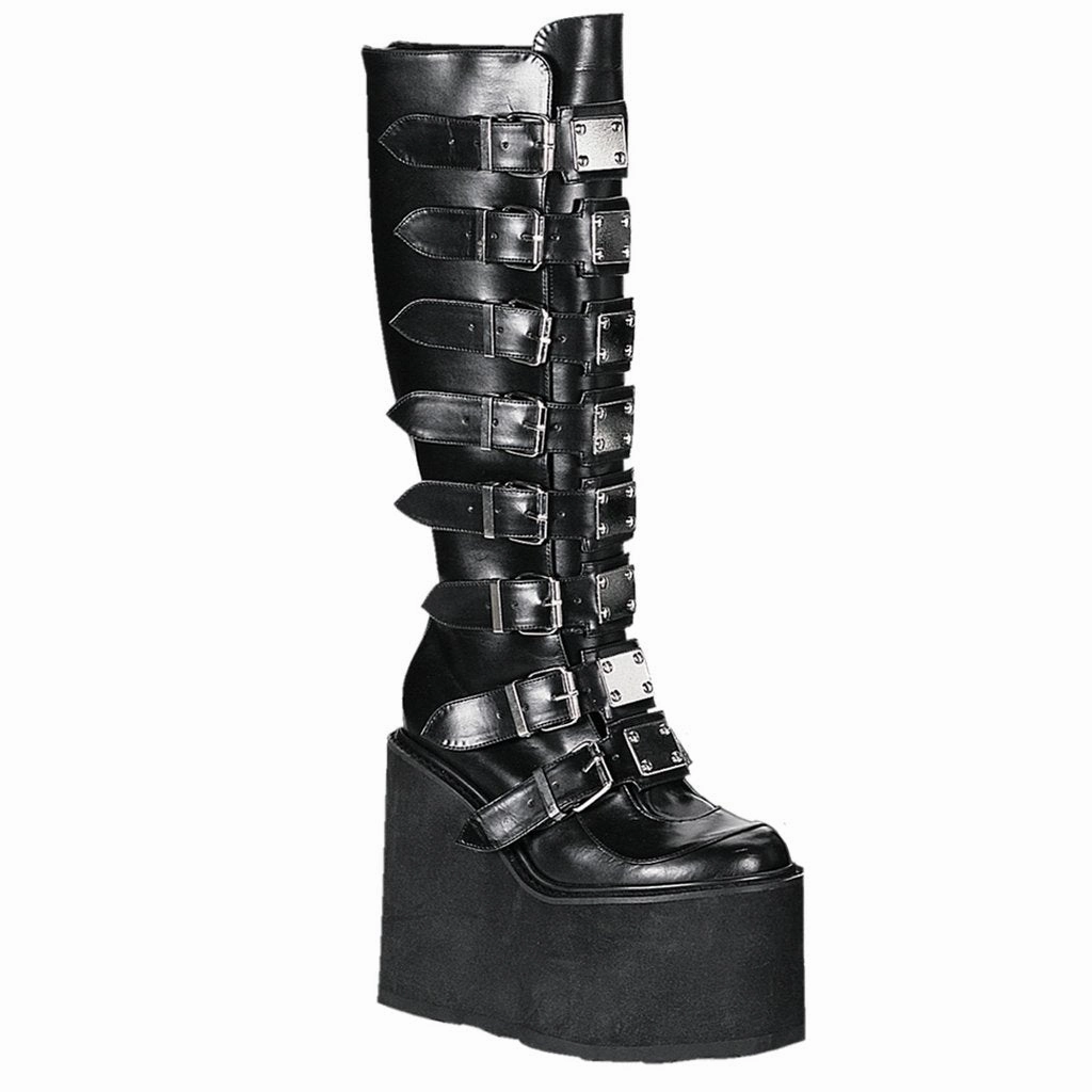 SWING-815  Black Vegan Leather