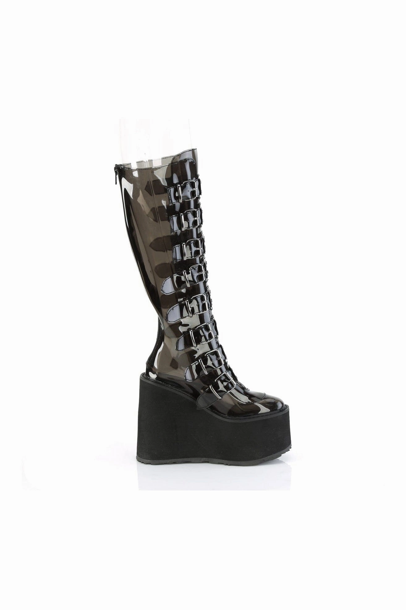 SWING-815C Black Smoke Knee Boot