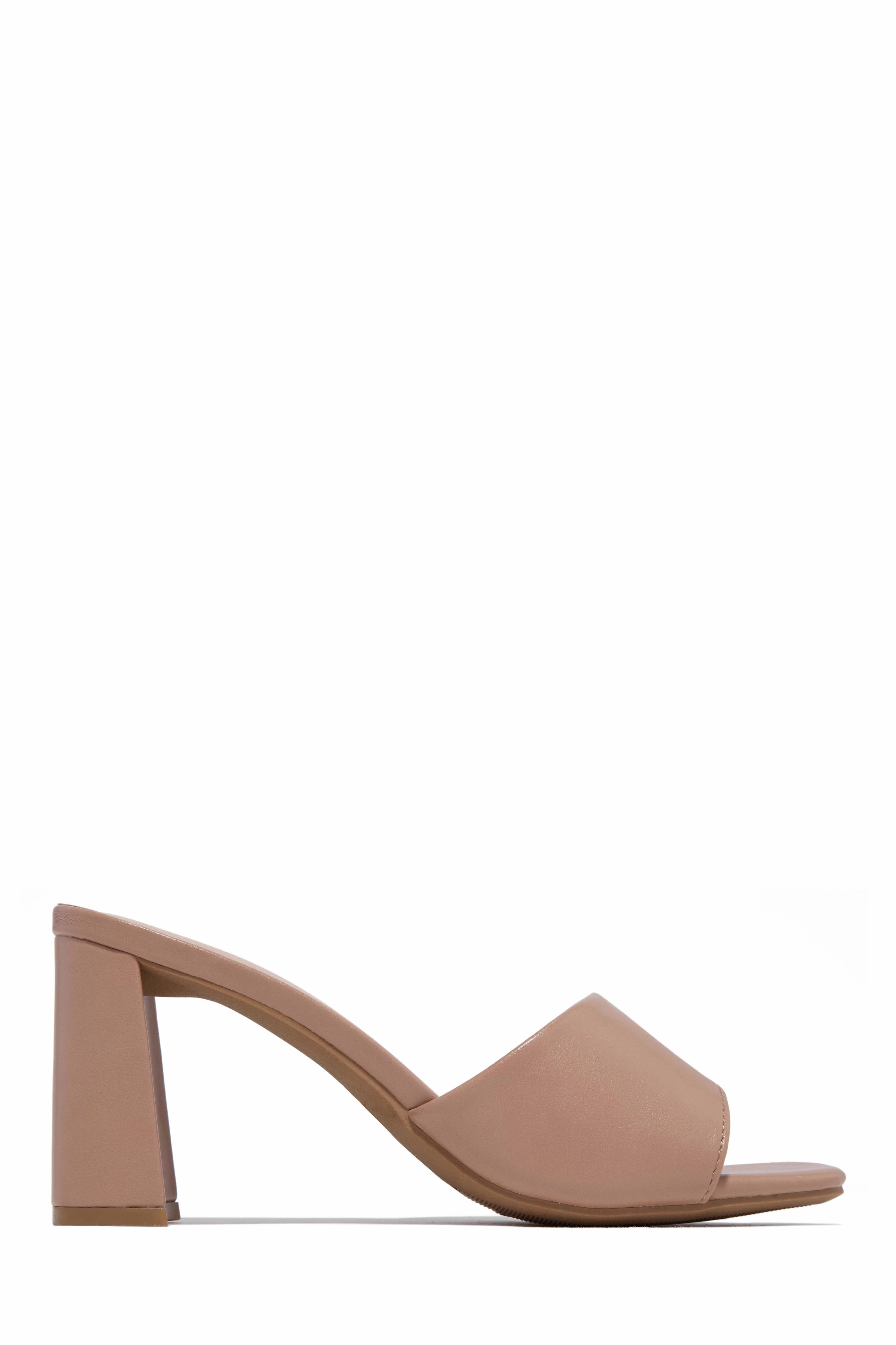 Sylva Block Heel Mules - Silver