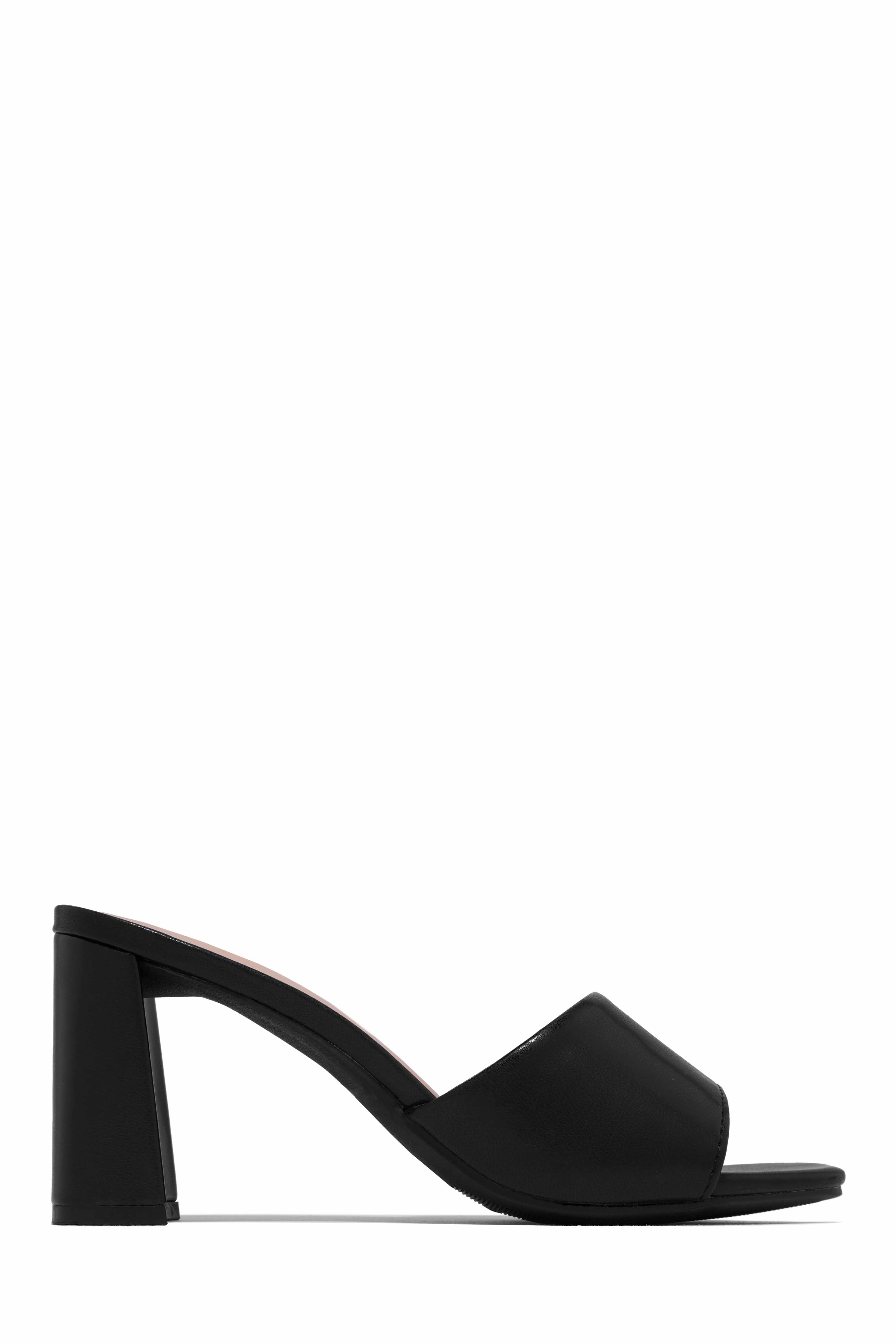 Sylva Block Heel Mules - Silver