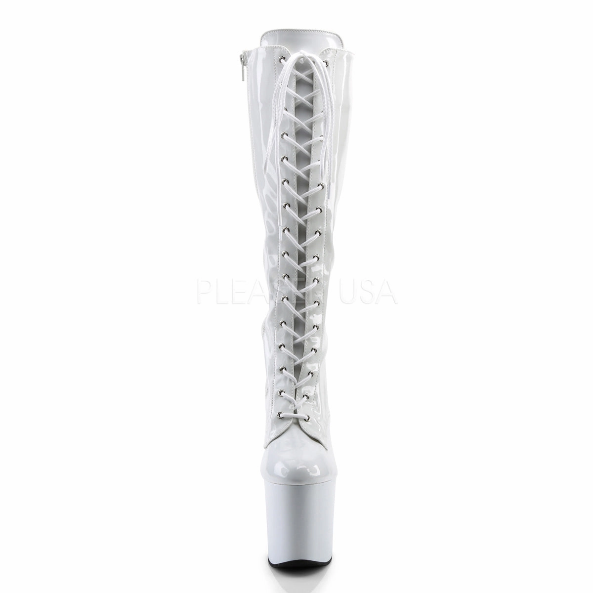 TABOO-2023  White Str Patent/Black