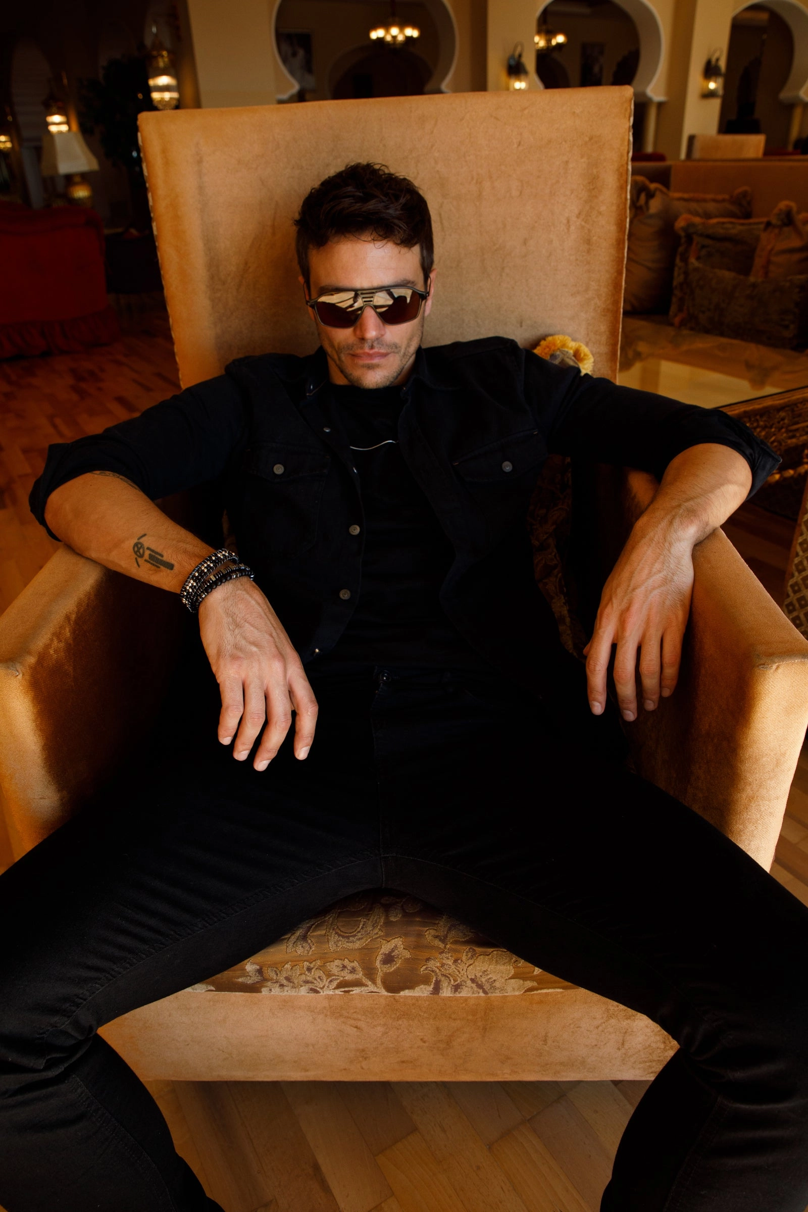The Bothey Black Leather Cap-Toe Lace-up Men Boot with a Zipper Final sale!