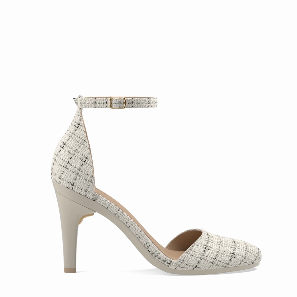 The Jocelyn - Bone Tweed 4 Stiletto - FINAL SALE