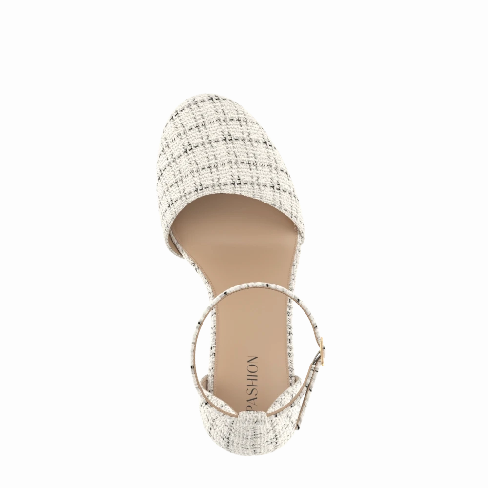 The Jocelyn - Bone Tweed 4 Stiletto - FINAL SALE