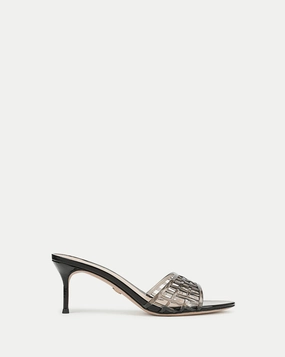 Tia Jelly Sandal - Smoke Black