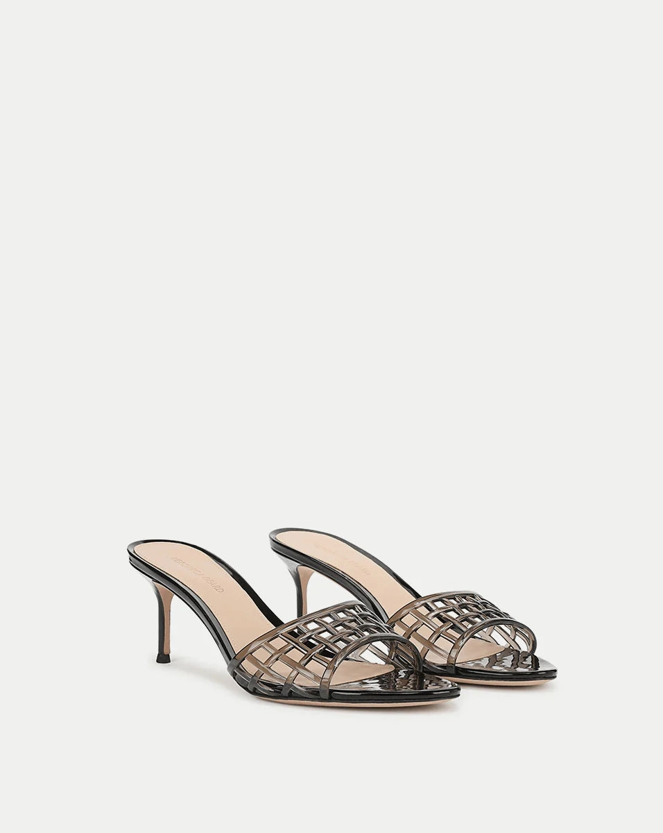 Tia Jelly Sandal - Smoke Black