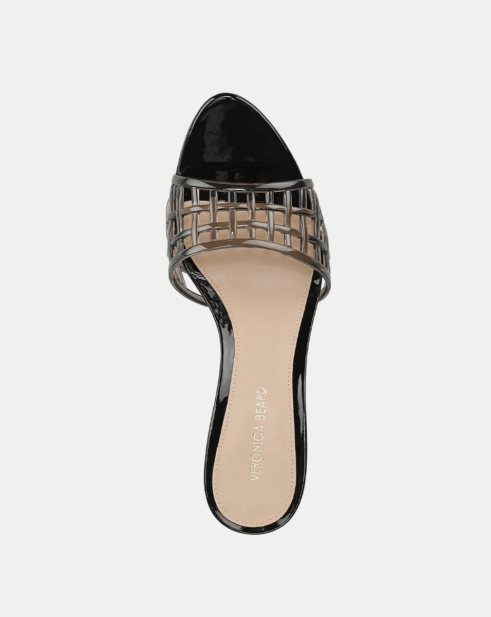 Tia Jelly Sandal - Smoke Black
