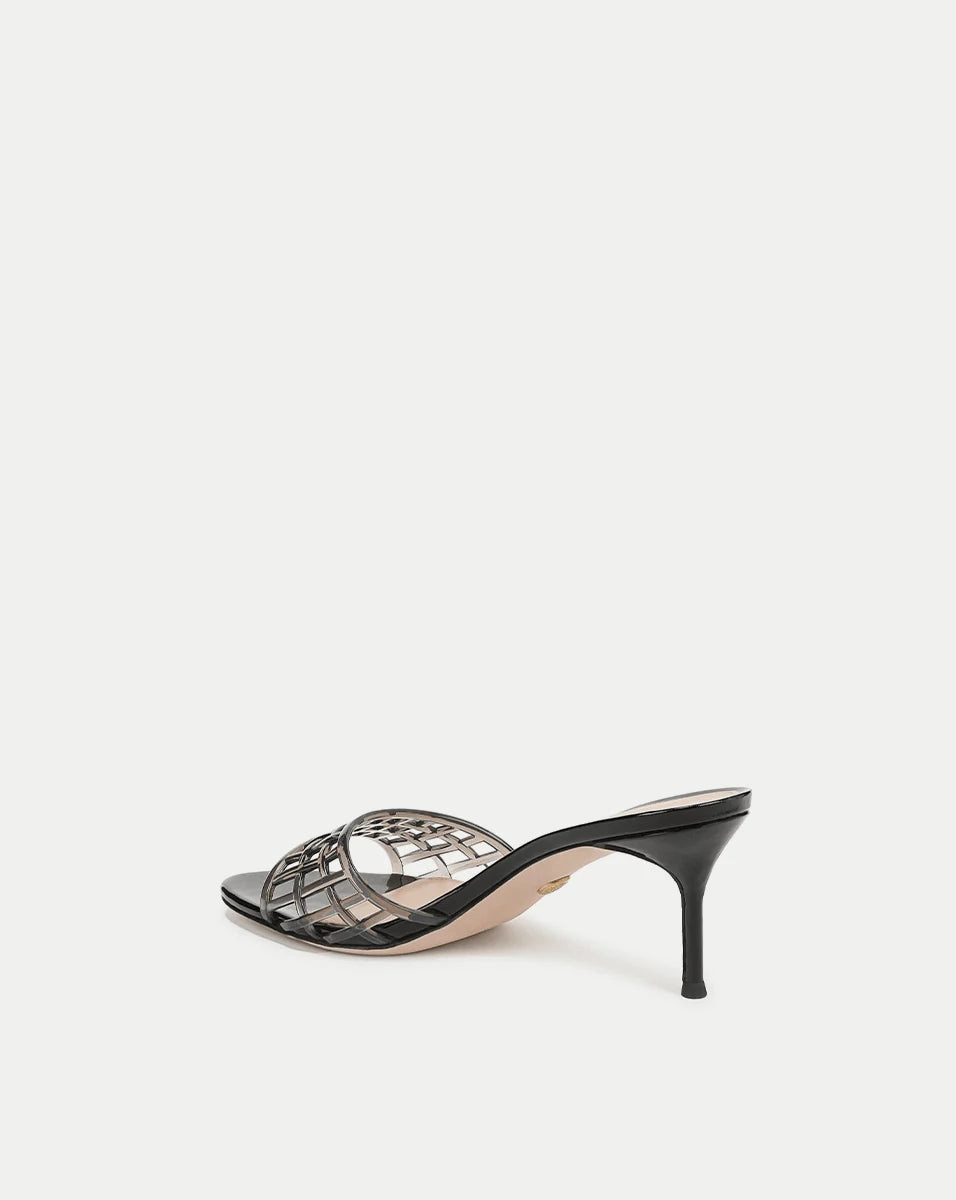 Tia Jelly Sandal - Smoke Black