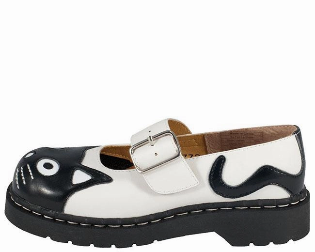 TUK-T2006 Classic Kitty Mary Jane Shoes