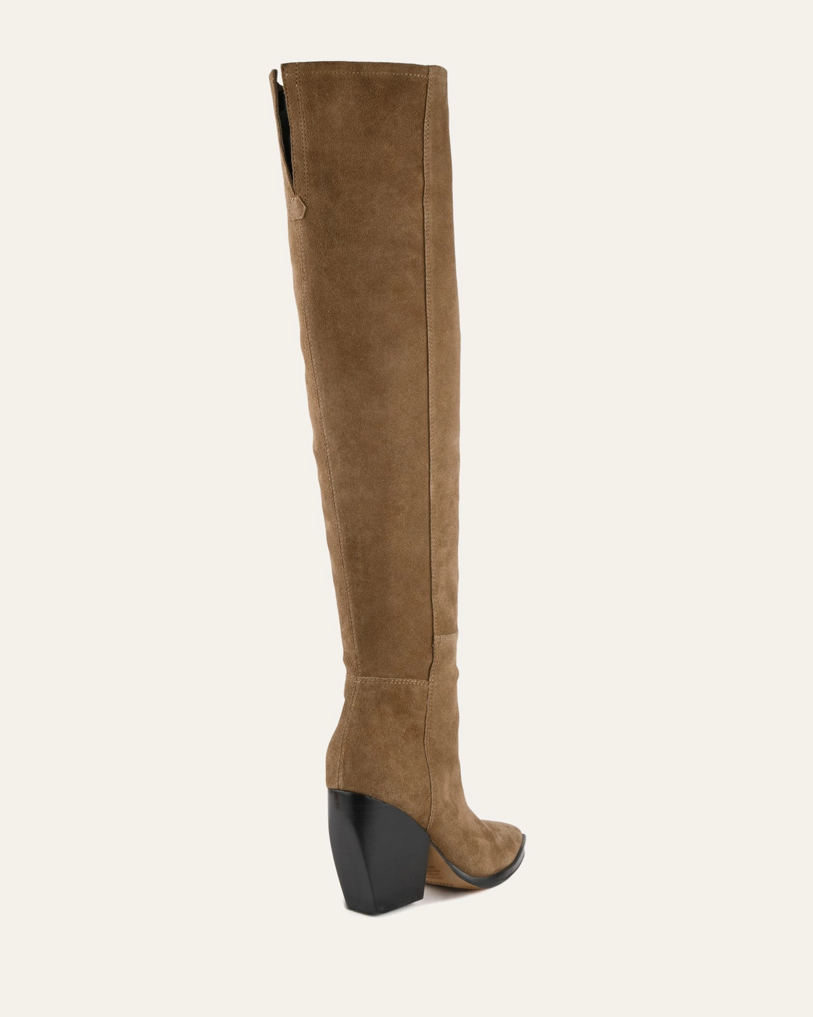 UMA OVER THE KNEE BOOTS BARK SUEDE