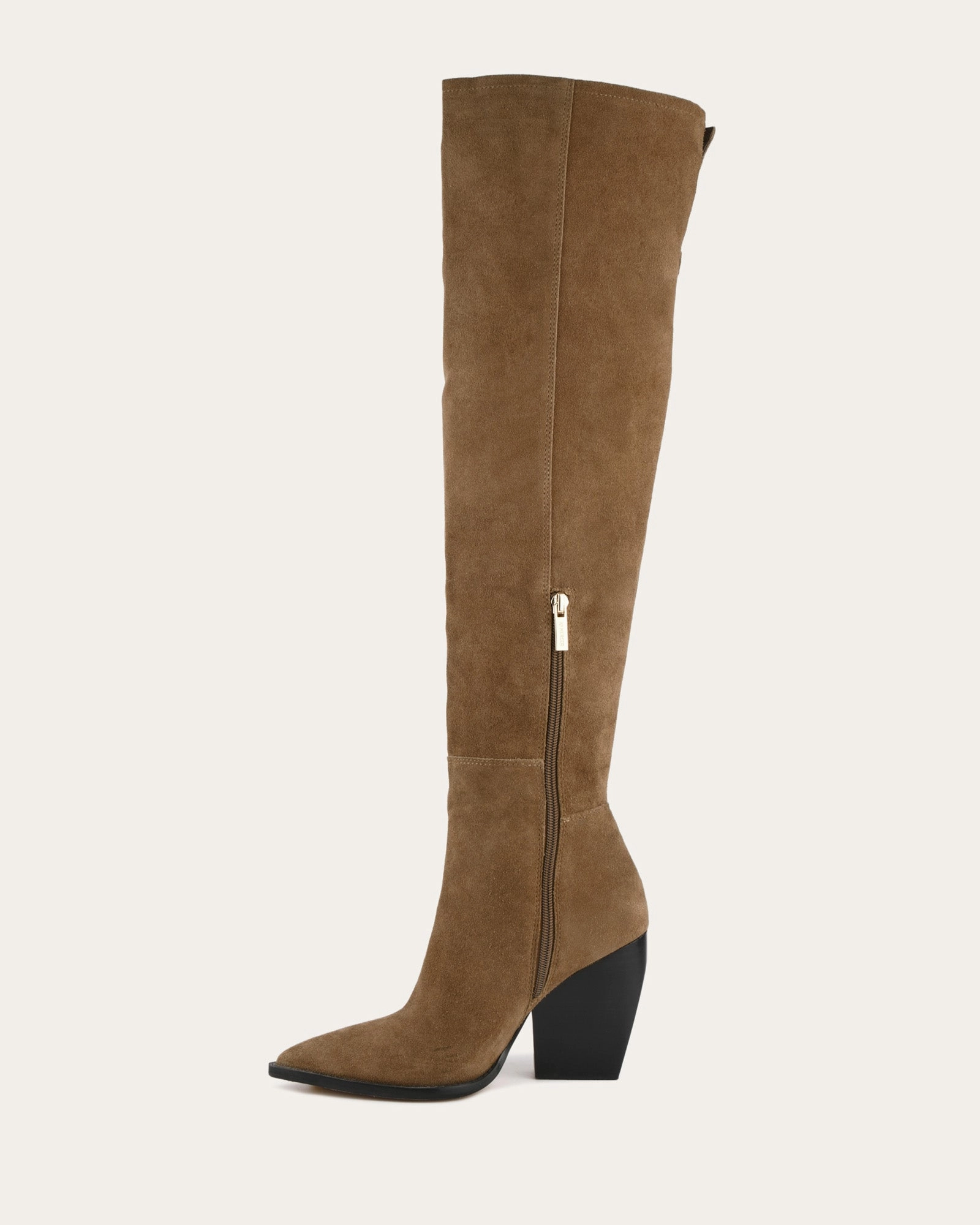 UMA OVER THE KNEE BOOTS BARK SUEDE