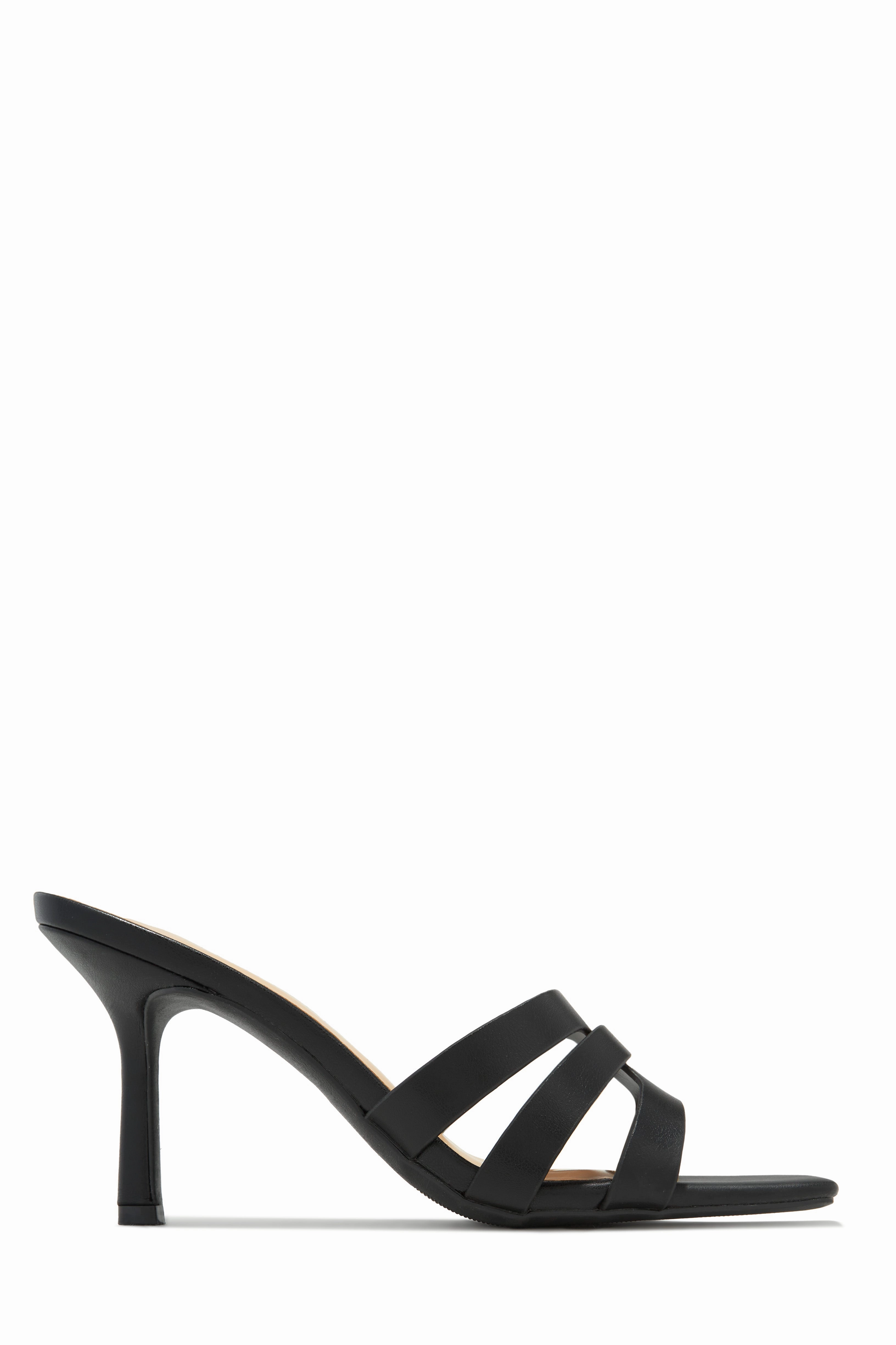Valdis Mid Heel Mules - Silver