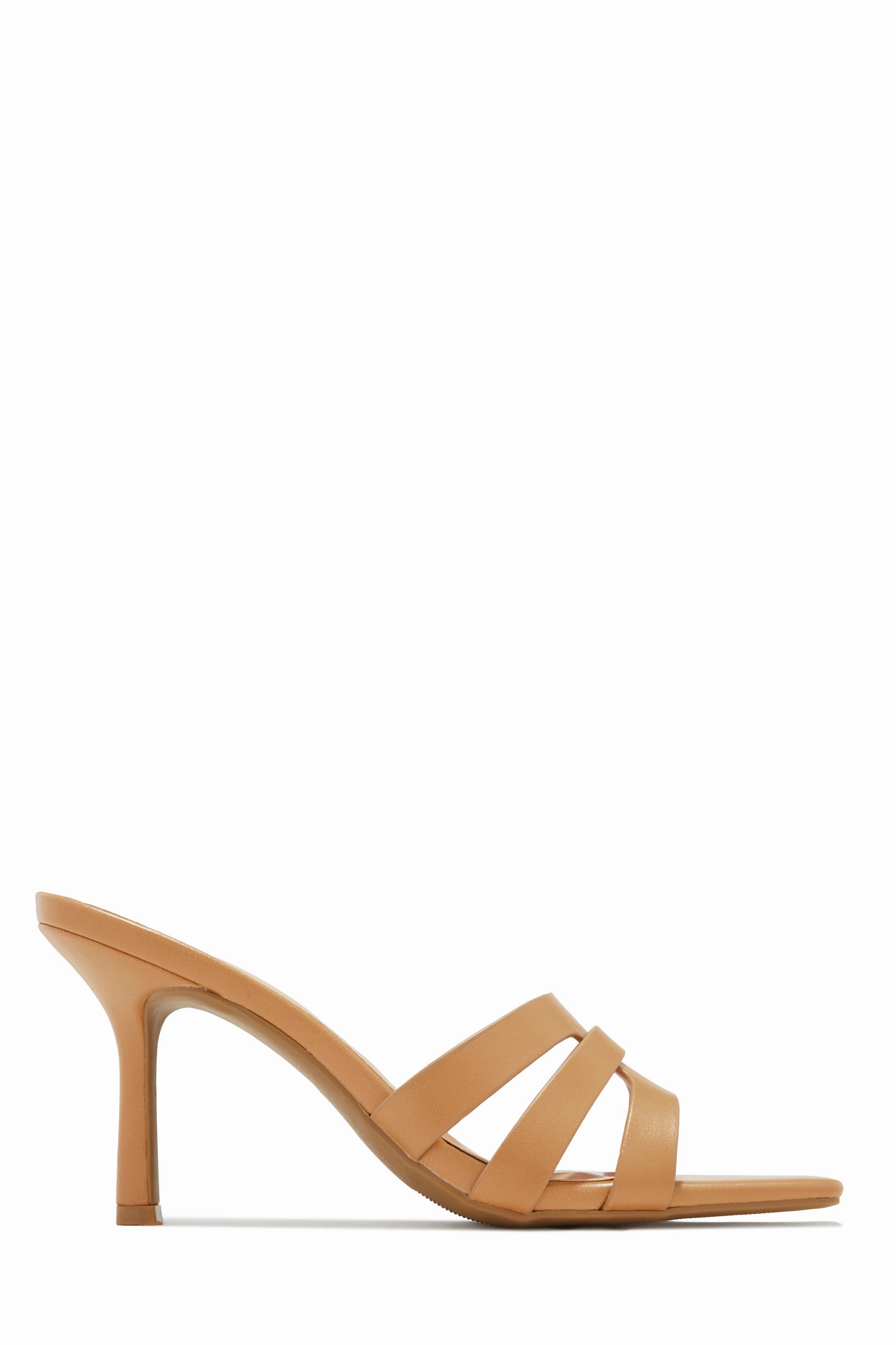 Valdis Mid Heel Mules - Silver