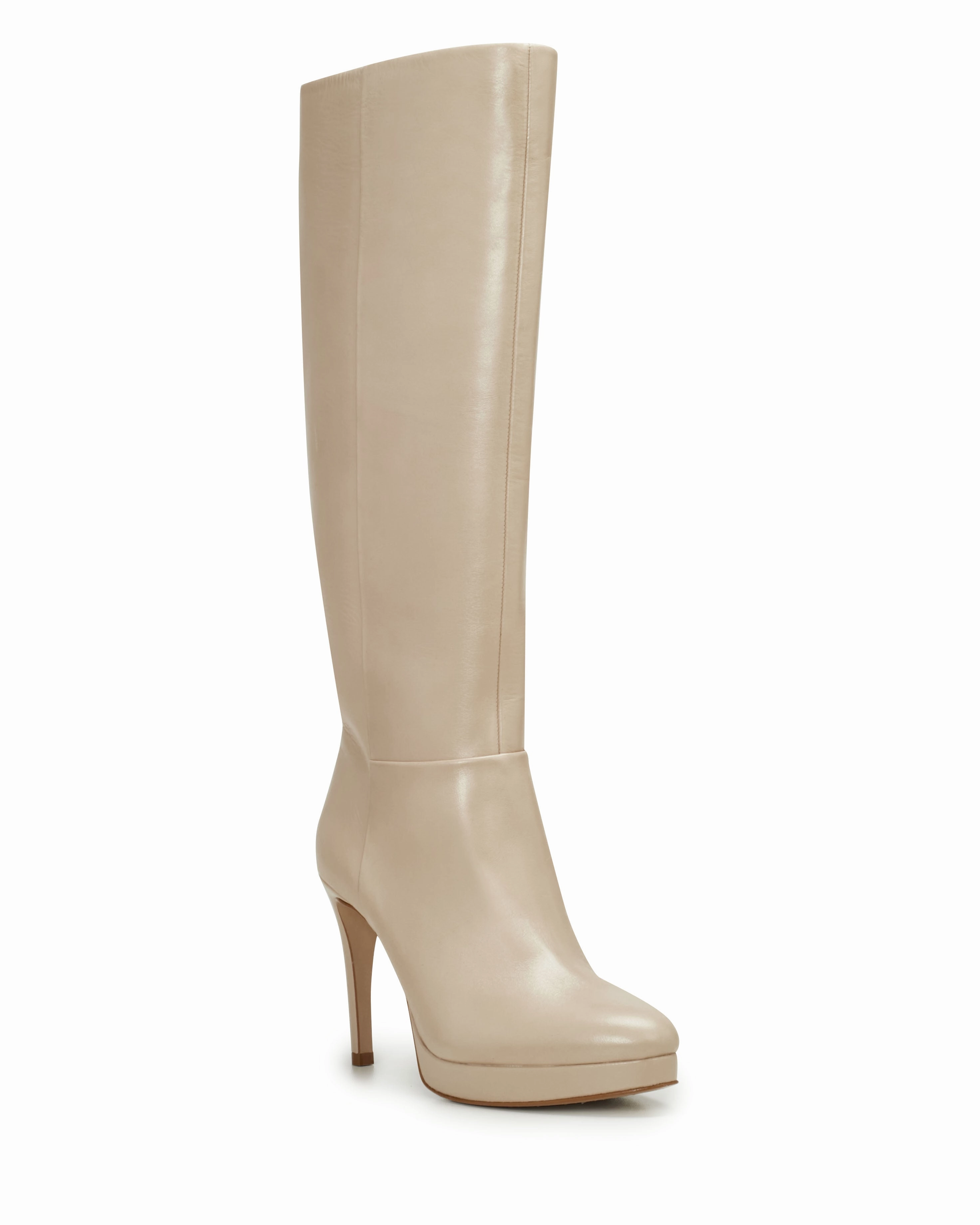 Valeria Wide Calf High Heel Boot