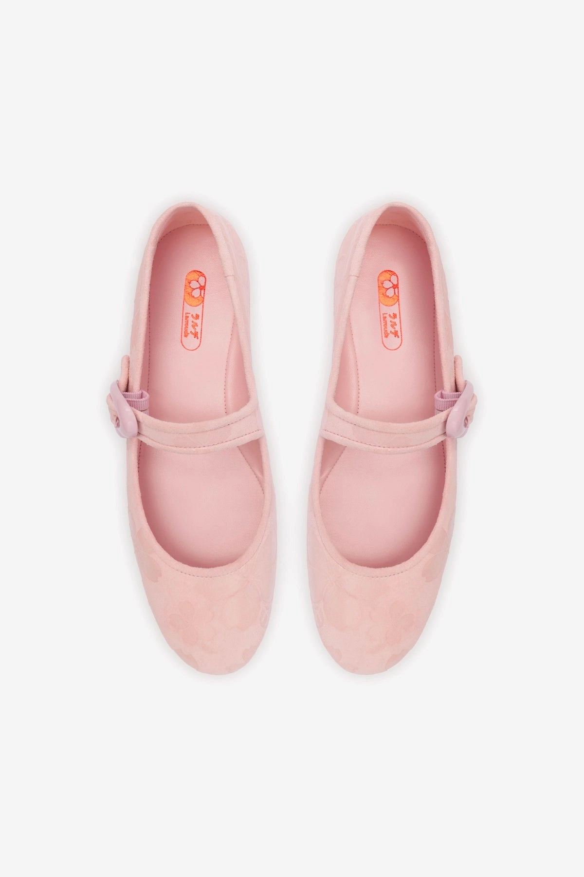 Verona Ballet Flat In Tulip Sakura Printed Suede