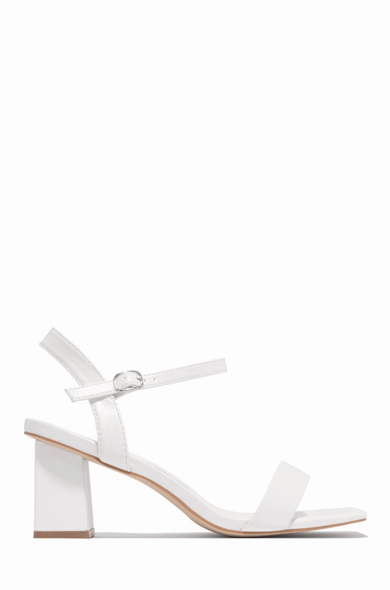 Violet Block Mid Heels - Gold