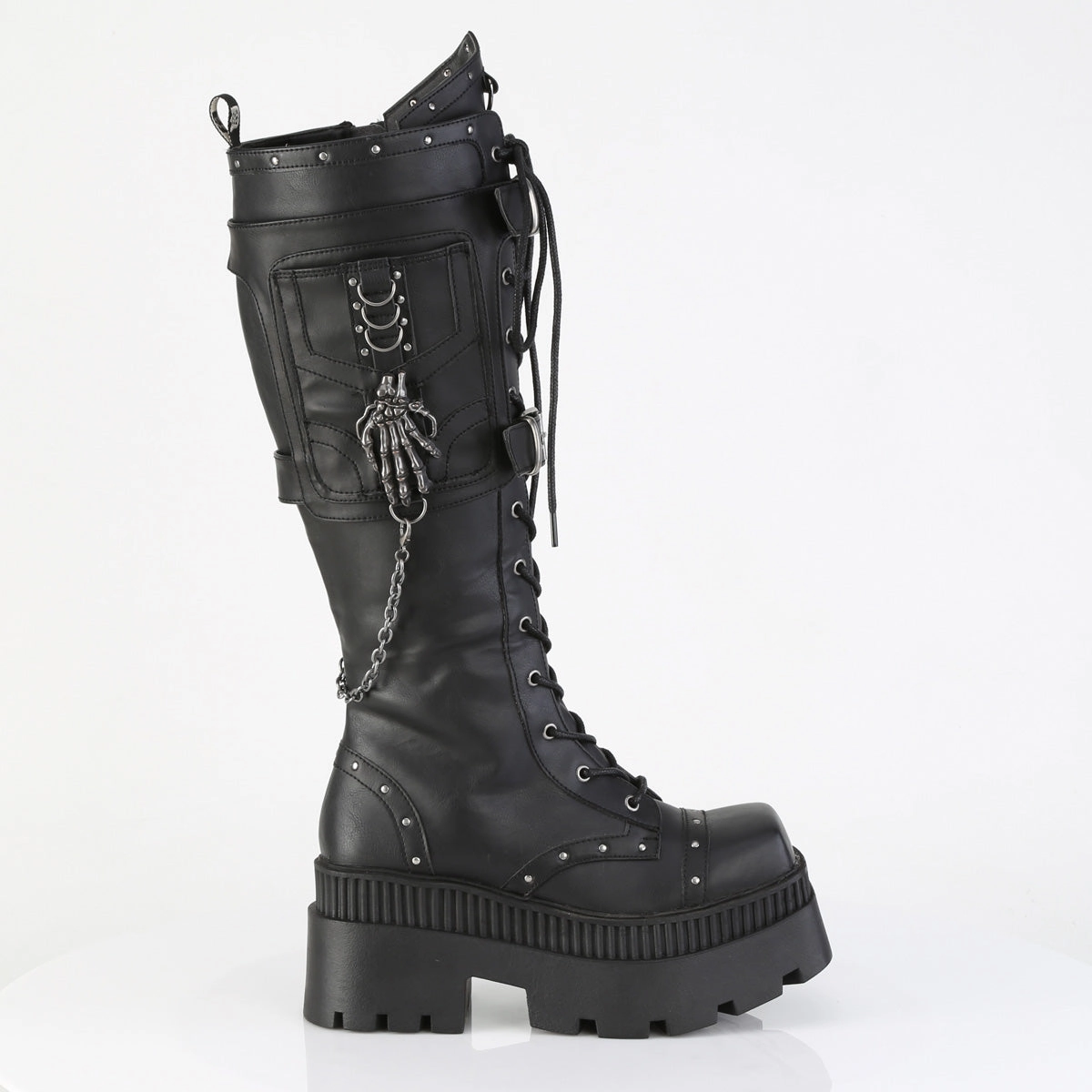 WRATH-205  Black Vegan Leather