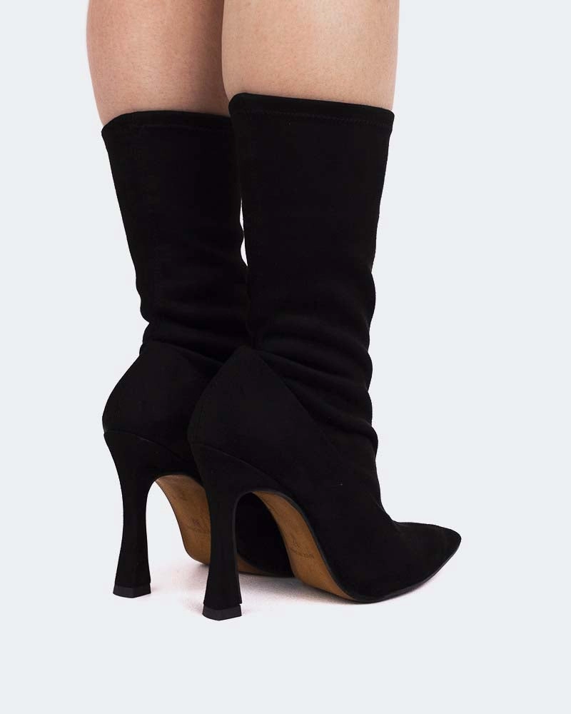 Èze Black Suede Stretch